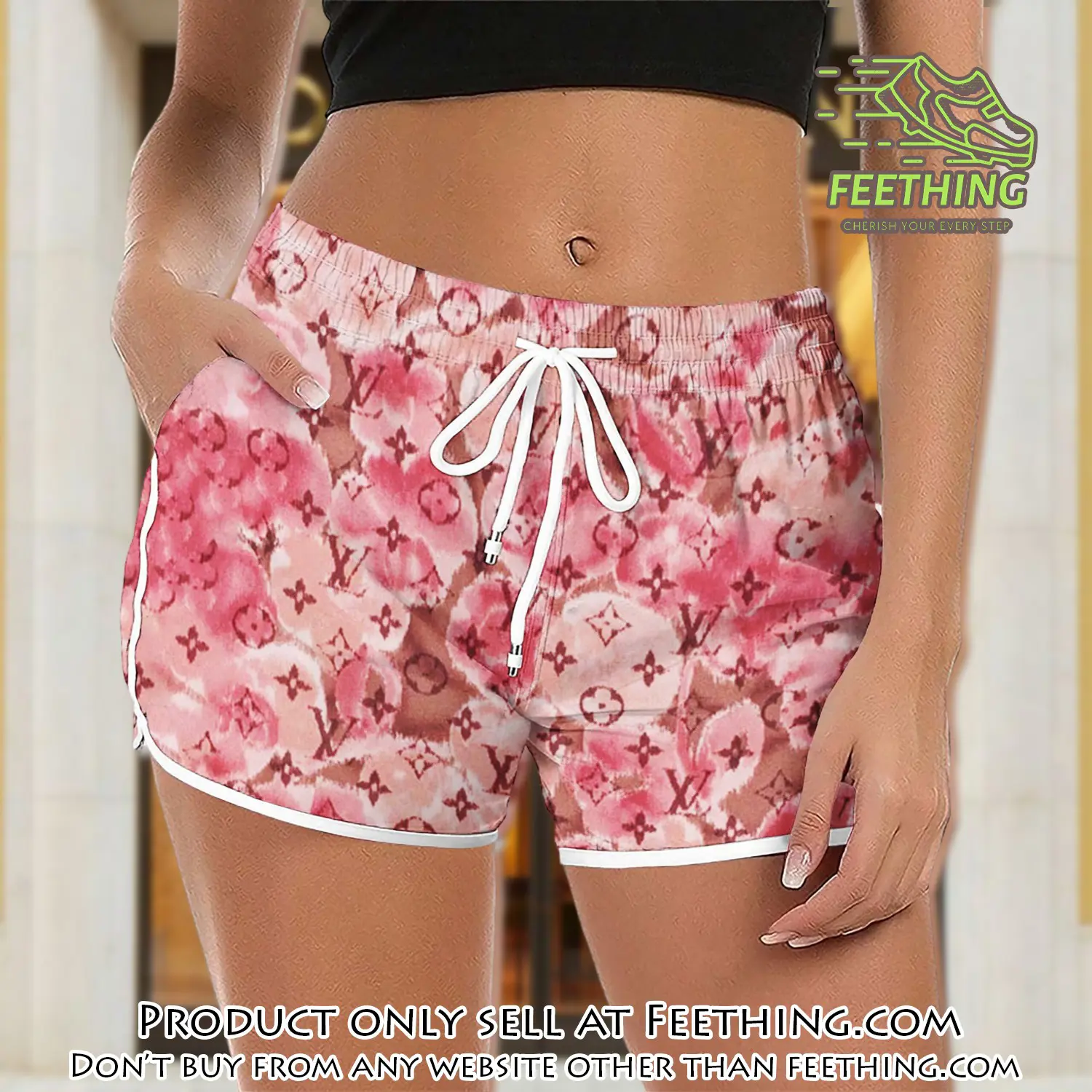 Limited edition lv women shorts lady beach shorts wms1018 ft5926526